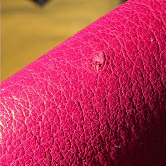 Fossil Raspberry Leather Wallet NWT - Picture 6 of 7